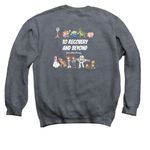 You've Got a Friend in Me Cell Therapy&nbsp;, a Dark Heather Crewneck Sweatshirt (back-view)
