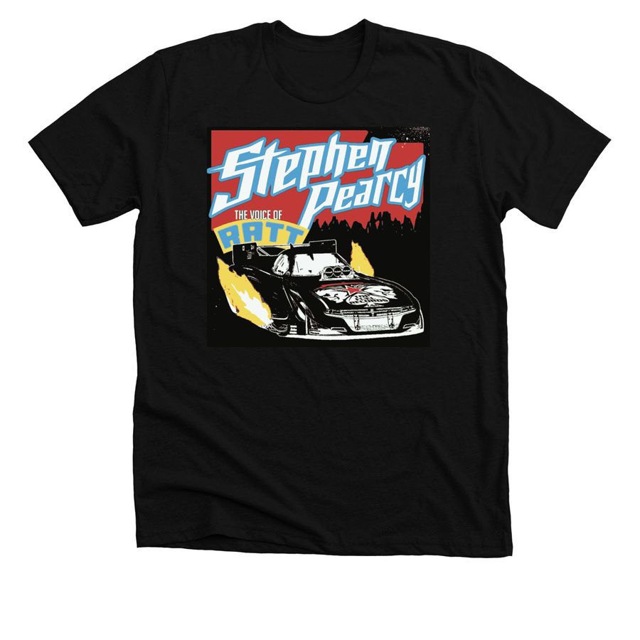 STEPHEN PEARCY of RATT Drag Race Concert Ad&nbsp;, a Solid Black Blend Premium Unisex Tee