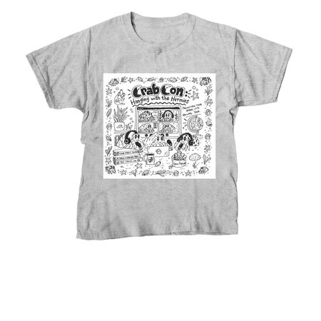 Hangin' with the Hermies, a Sport Grey Youth Unisex Tee