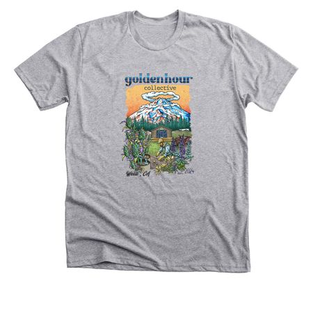 Goldenhour Collective, a Athletic Heather Premium Unisex Tee