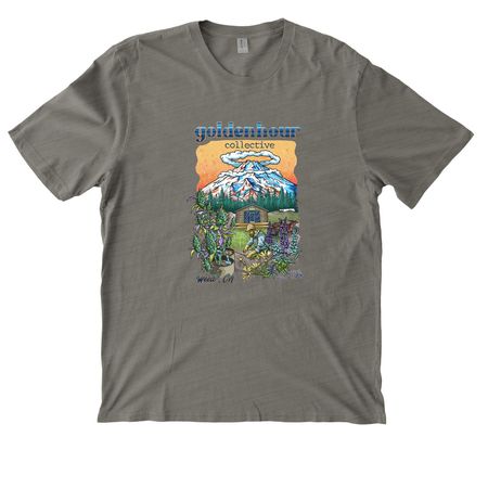Goldenhour Collective, a Driftwood Grey Allmade Organic Cotton Mineral Dye Tee