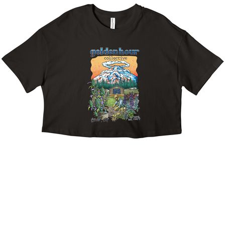 Goldenhour Collective, a Black Women?s Cropped Cotton Tee