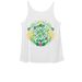 Pollinator Paradise Shirts, a White Women's Slouchy Tank