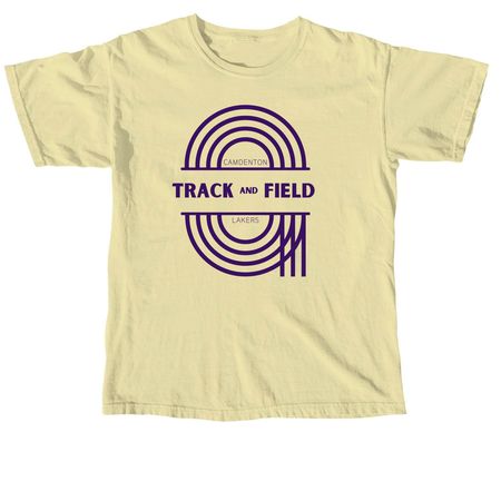 2024 Laker T&F (3), a Butter Comfort Colors Unisex Tee