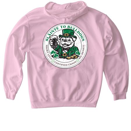 Sl?inte to Bulldogs!, a Light Pink Gildan Softstyle Pullover Hoodie