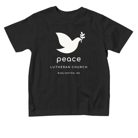 Toddler Shirt | LOGO White, a Black Toddler Tee