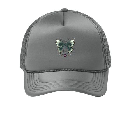 Whimsy Butterfly Hats, a Deep Smoke Printed Foam Trucker Hat