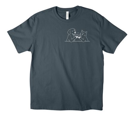 PMHS-CV x North Country Collaboration, a Vintage Navy Unisex Heavyweight Tee