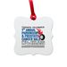 Chris's Cruisers Ornament, a White Aluminum Square Ornament