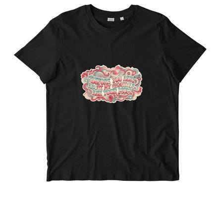Mom Knows Best, a Black Stanley/Stella Unisex Crafter Tee