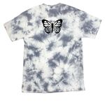 Love Like Dolly, a Grey Crystal Tie Dye Tee (back-view)