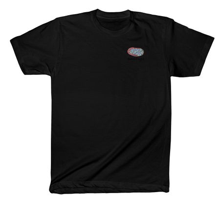 Abalone Shell, a Black American Apparel Cotton Blend Tee