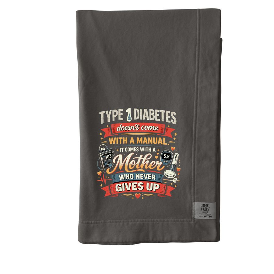 Mother who never gives up, a Pepper Comfort Colors Blanket