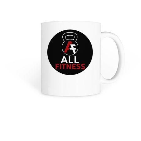 All Fitness | Six Feed Under Mug, a White Coffee Mug