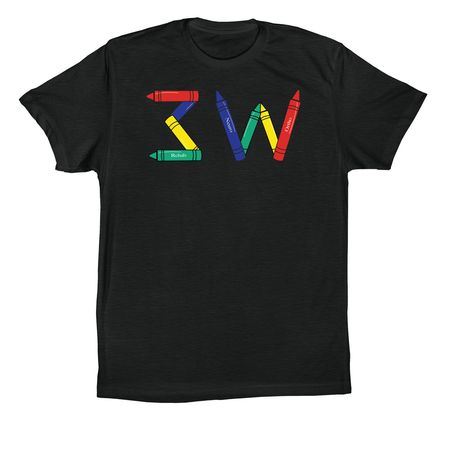 3W Merch, a Vintage Black Premium Cotton Tee