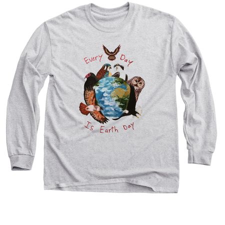 Every Day is Earth Day, a Sport Grey Classic Long Sleeve Tee