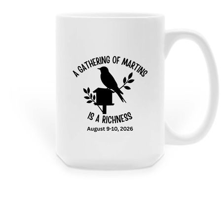 Richness Mugs, a White Large Coffee Mug