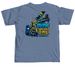 Steerage to Captain's Table 2.0 - Men's, a Blue Jean Comfort Colors Unisex Tee (back-view)