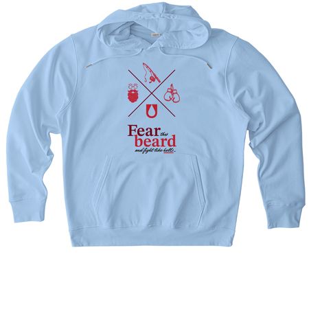 Fear the Beard Shirts and Sweatshirts, a Blue Soul Stanley/Stella Unisex Cruiser 2.0 Pullover Hoodie