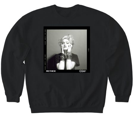 Mother, a Black Softstyle Crewneck Sweatshirt