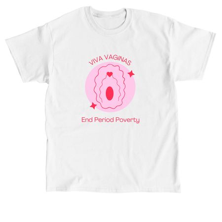 Viva Vaginas Tee, a White Classic Unisex Tee