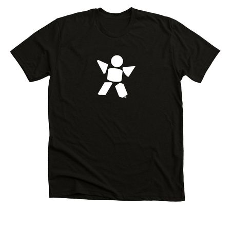 Geo Solo Tee&nbsp;, a Solid Black Blend Premium Unisex Tee