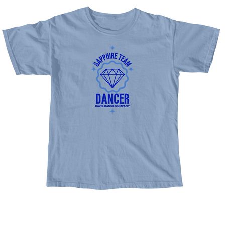 Sapphire Team 26, a Washed Denim Comfort Colors Unisex Tee