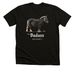 Rudy, our Badass mini-mule!, a Black Heather Premium Unisex Tee