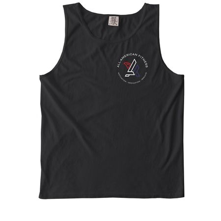 All-American Eagle&nbsp;, a Black Comfort Colors Tank Top