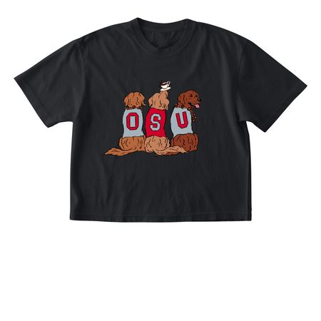 CBCC Pups, a Black Comfort Colors Boxy Tee