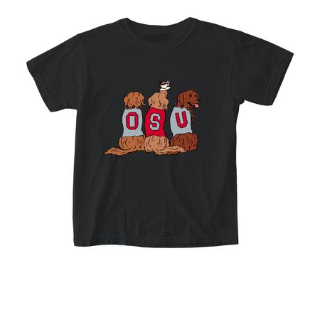 CBCC Pups, a Black Comfort Colors Youth Tee