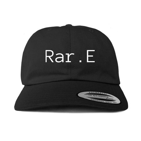 Rar.E, a Black Printed Classic Baseball Cap