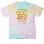 I Grow Weed, a Snow Cone Classic Tie Dye Tee (back-view)