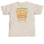 I Grow Weed, a Ivory Comfort Colors Unisex Tee (back-view)