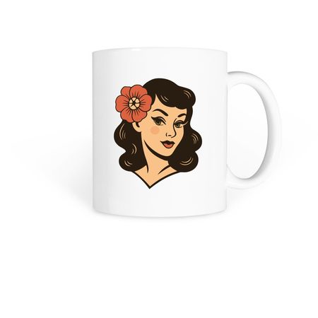 Coffee Talk, a White Coffee Mug