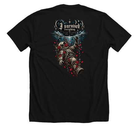 I Survived Everything Except.., a Solid Black Blend Premium Unisex Tee