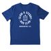 Turtle Shirt, a Rush Blue Nike Dri-FIT Jersey Blend Performance Tee (back-view)