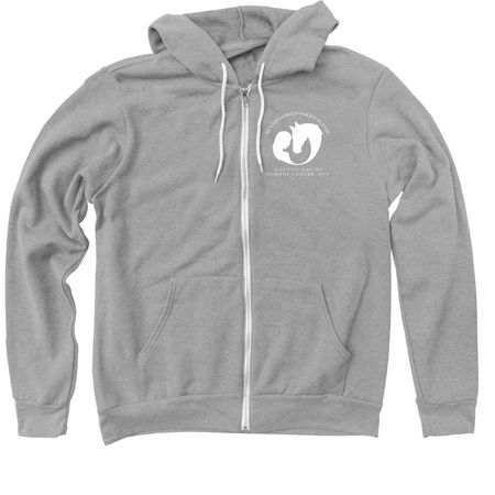 Illinois Equine Humane Center, NFP Fan Shop, a Athletic Heather Zip Up Hoodie