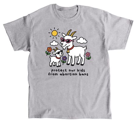Protect our Kids From Abortion Bans, a Sport Grey Classic Unisex Tee
