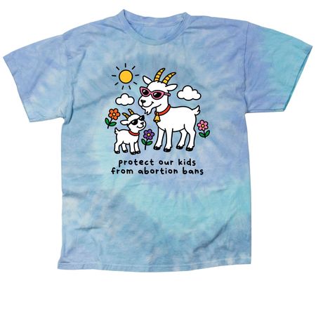 Protect our Kids From Abortion Bans, a Lagoon Classic Tie Dye Tee
