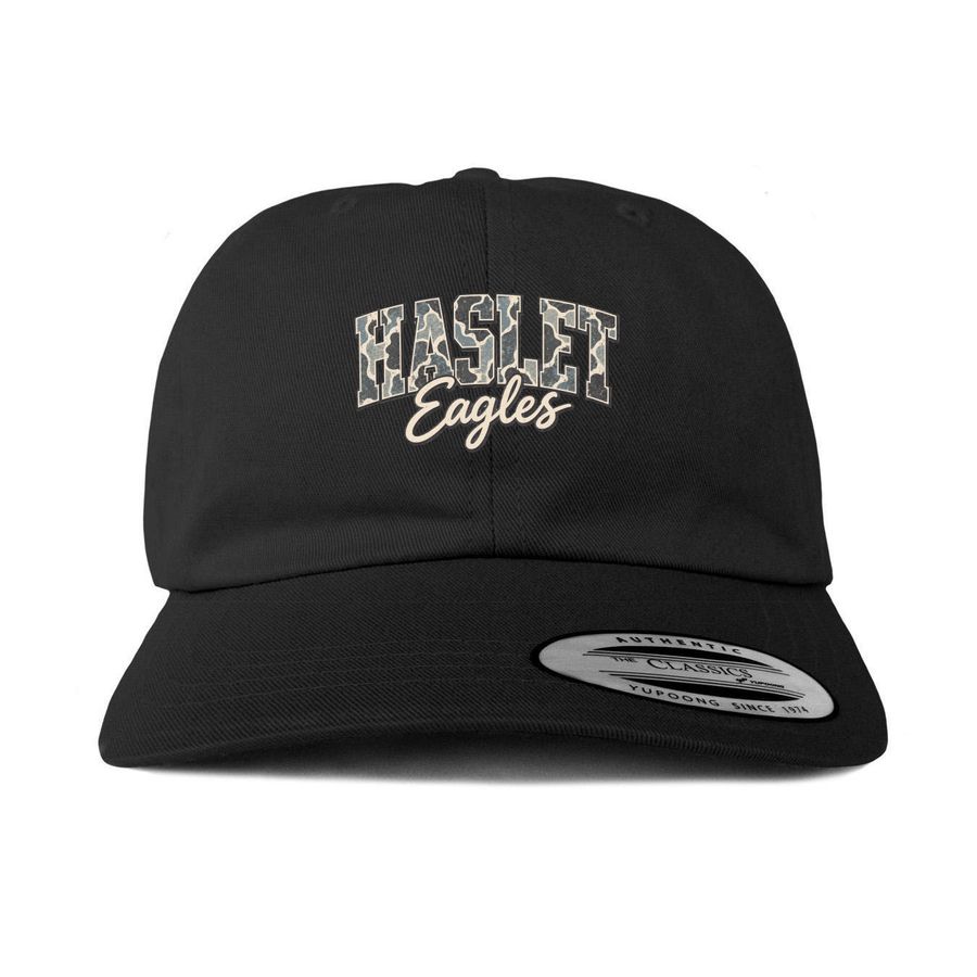 Camo Haslet Baseball Cap, a Black Printed Classic Baseball Cap