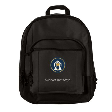 Support That Stays, a Black Everyday Backpack
