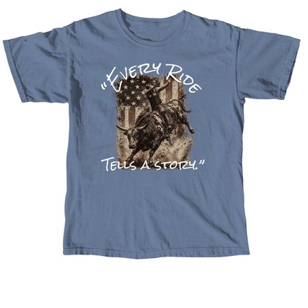 Bull riding T-shirts, a Blue Jean Comfort Colors Unisex Tee