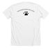 Official Kitten Foster, a Solid White Blend Premium Unisex Tee (back-view)