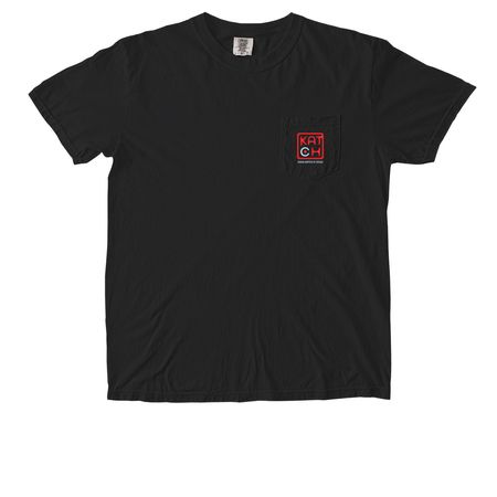 KATCH pocket tee, a Black Comfort Colors Pocket Tee