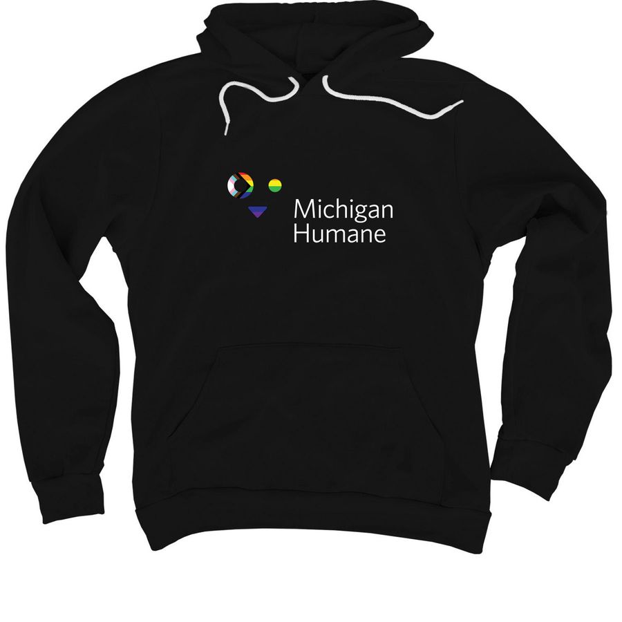 Michigan Humane x Ruth Ellis, a Black Premium Pullover Hoodie