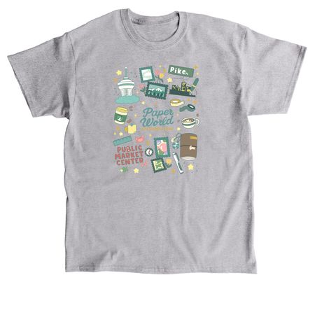 Paper World x Seattle 2026, a Sport Grey Classic Unisex Tee
