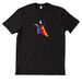 Pride Origami Crane Shirts, a Deep Black Allmade Heavyweight Recycled Cotton Tee