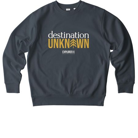 Destination: Unknown Gear, a India Ink Grey Stanley/Stella Unisex Changer 2.0 Crewneck Sweatshirt