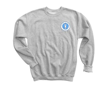 Acton MINI logo, a Sport Grey Youth Crewneck Sweatshirt